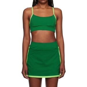 NEW Outdoor Voices Green Racer Back Sport Bra